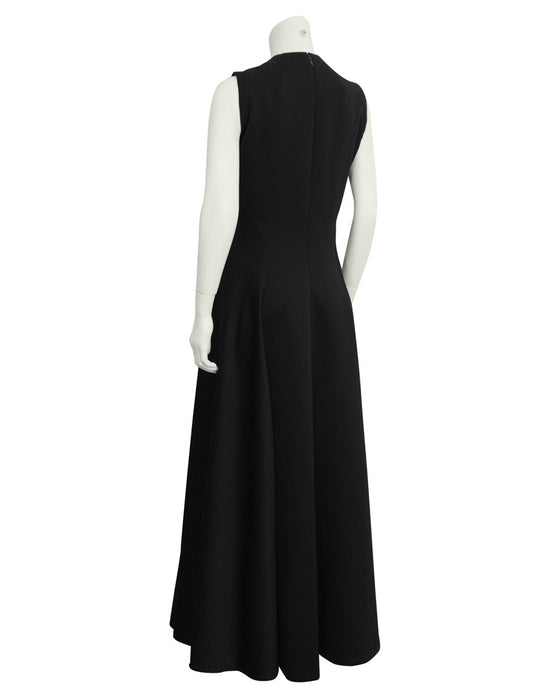Black Silk Gown