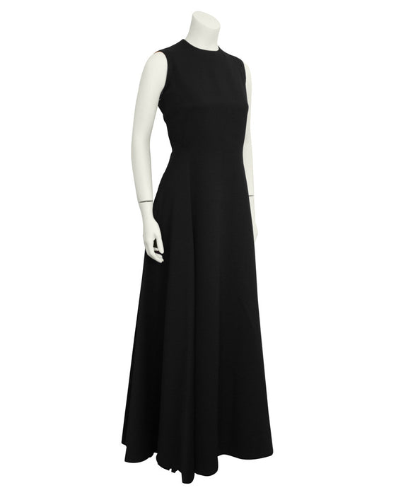 Black Silk Gown