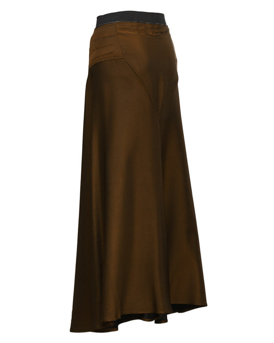 Brown Maxi Skirt – Vintage Couture