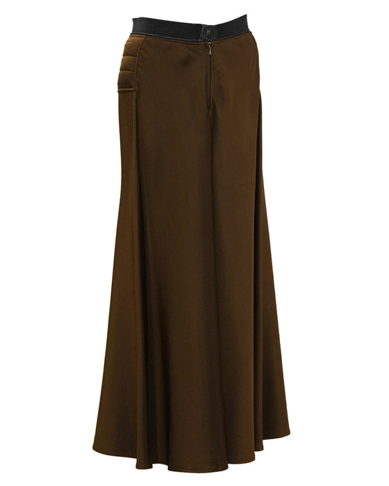 Brown Maxi Skirt