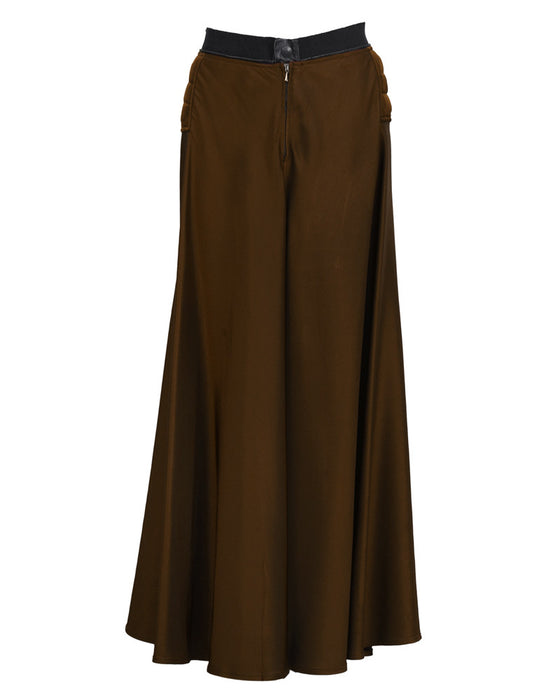 Brown Maxi Skirt