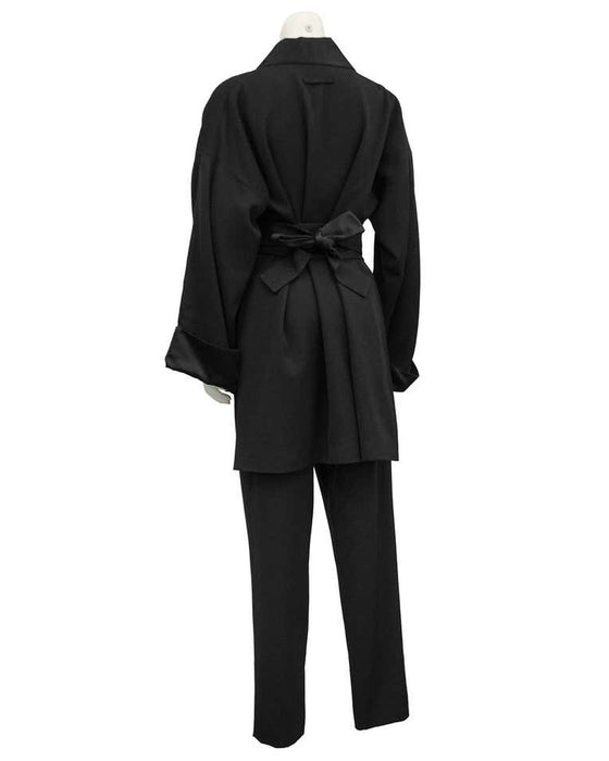 Black Kimono Style Ensemble