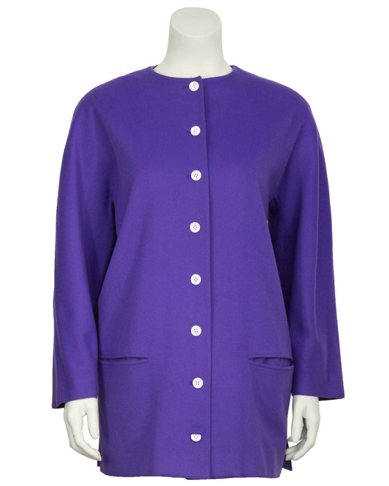 Purple Wool Jacket