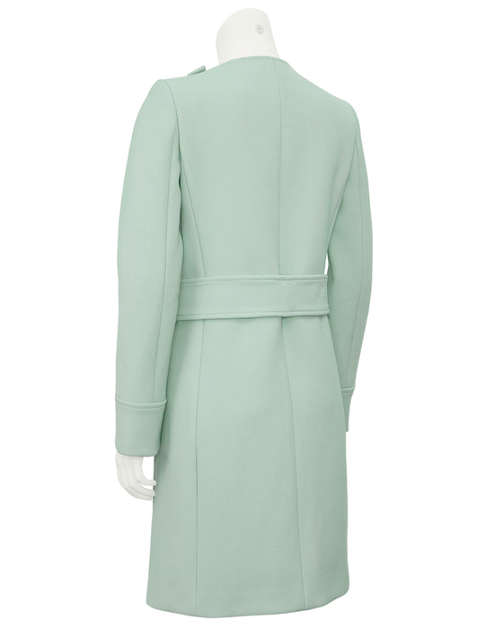 Green Retro Mod Spring Coat