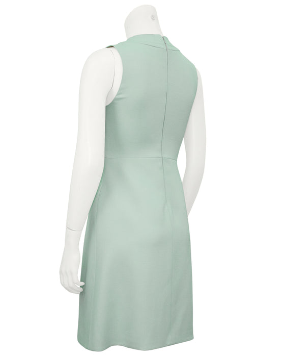 Green Retro Mod Spring Dress