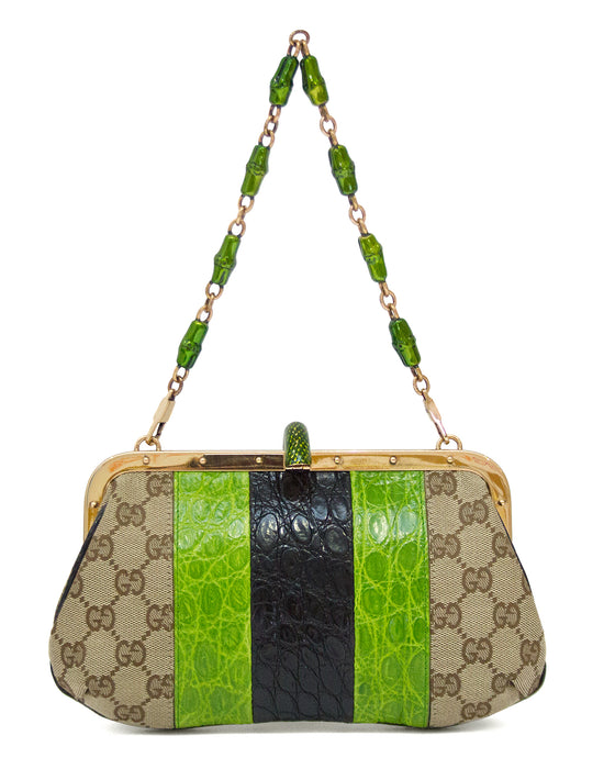 Spring/Summer 2003 Snake Head Embellished Dinner Bag