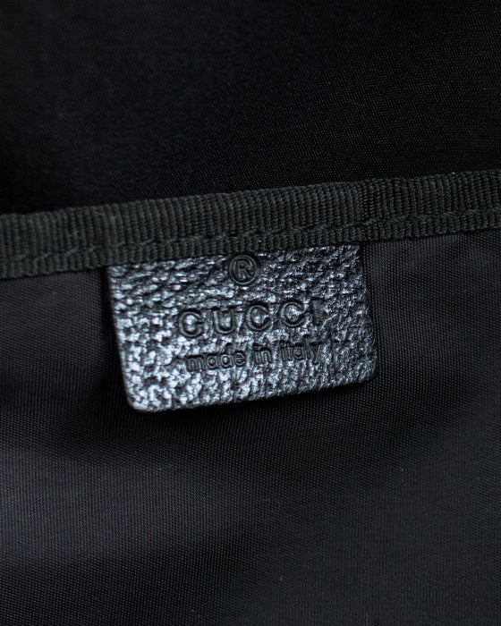 Black Monogram Canvas Diaper Bag