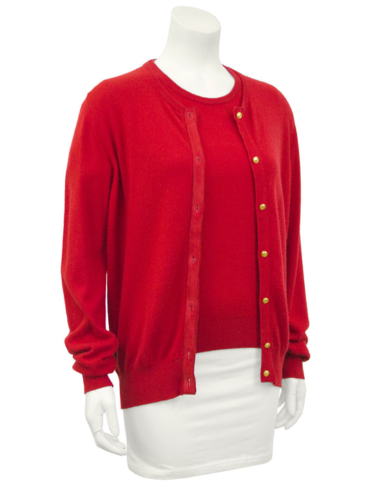 Red cardigan hotsell sweater sets