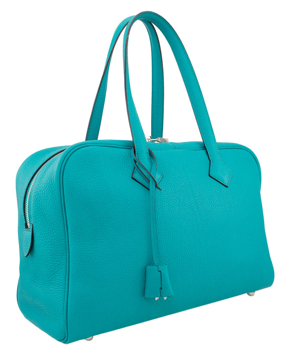 Taurillon Clemence Novillo Victoria II 35 in Turquoise – Vintage