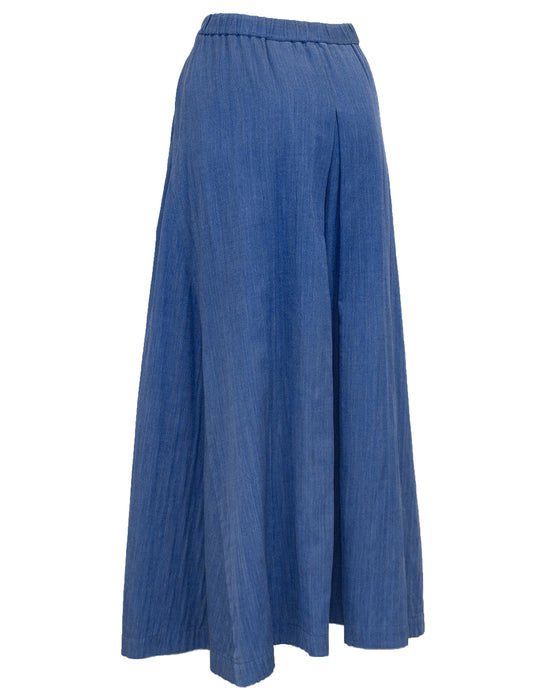 Blue Cotton Oversize Ensemble