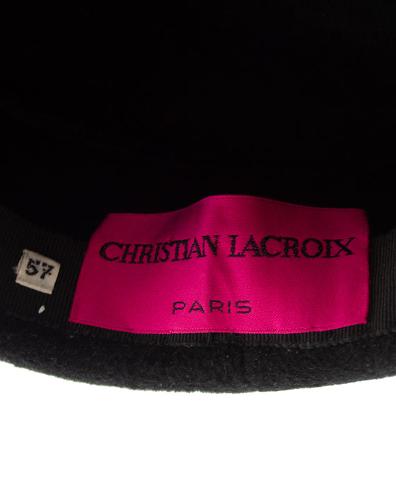 Black and Gold Beret
