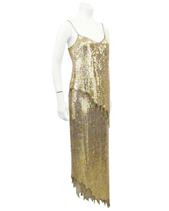 Gold and Silver Sequin Ensemble
