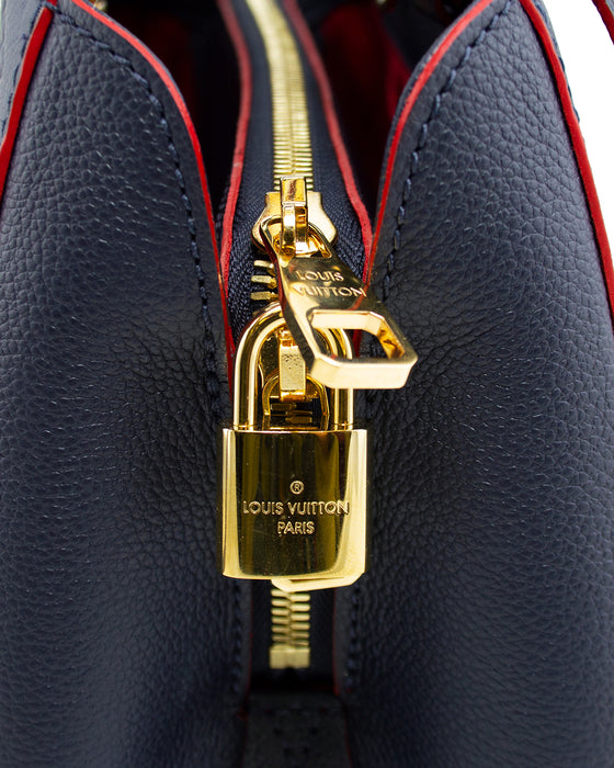 Louis Vuitton, Bags, Montaigne Bb Empriente Marine Rouge