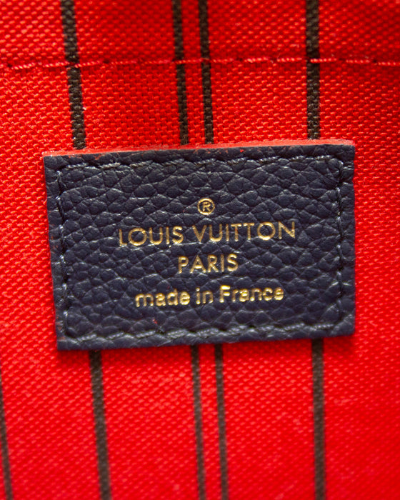 Louis Vuitton Montaigne Empreinte Marine Rouge MM