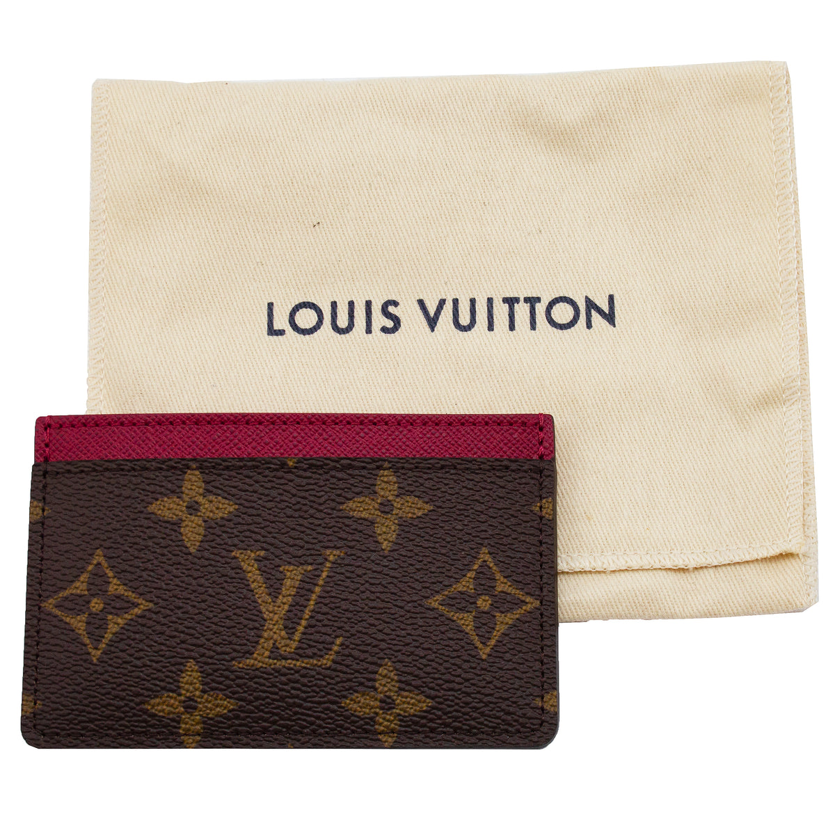 Louis Vuitton Card Slip Holder in Monogram Fuchsia - SOLD