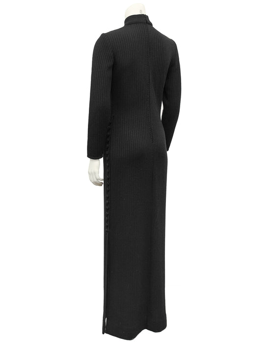 Black Knit Gown
