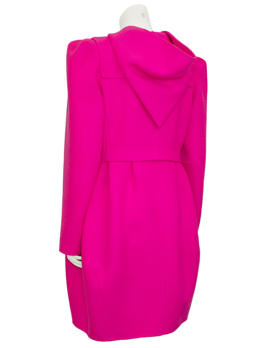 Pink Fall 2009 Runway Hooded Wool Coat