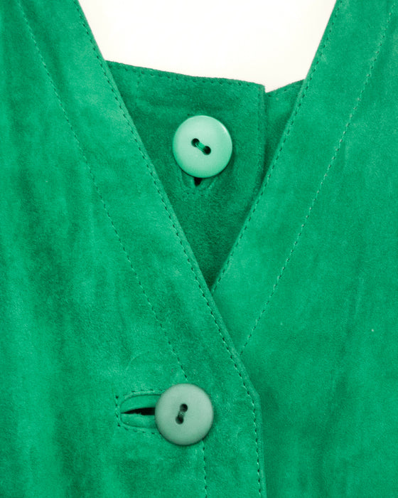 Green Suede Ensemble