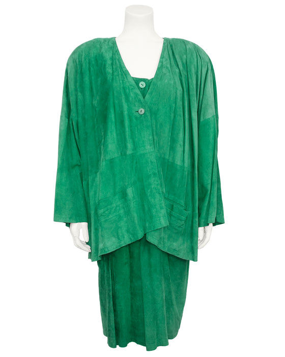 Green Suede Ensemble