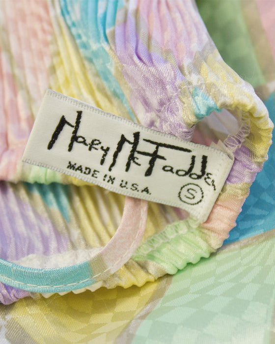 Multi Color Pastel Pleated Dress