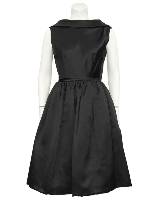 Black Satin Dress