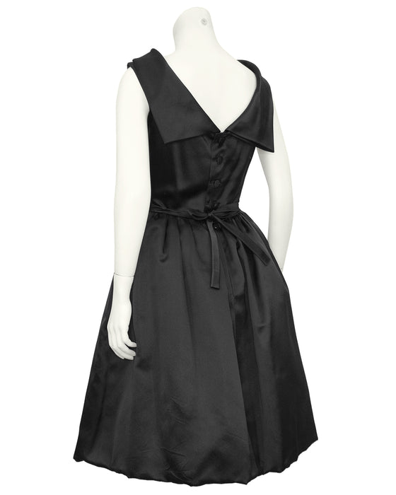 Black Satin Dress