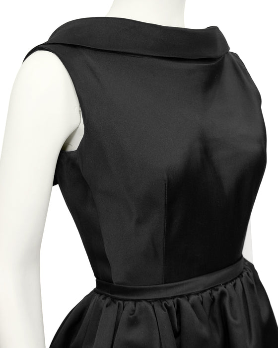 Black Satin Dress
