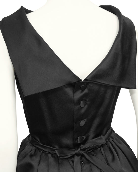 Black Satin Dress