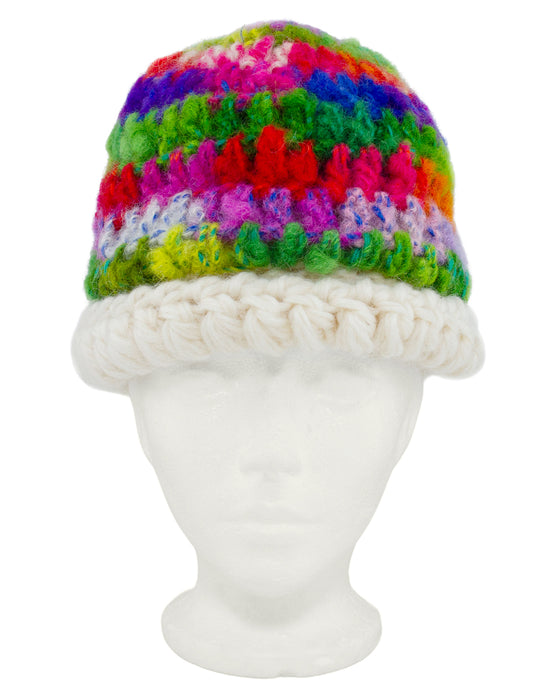 Multi ColorNorma of Canada Hand Knit Bomber & Hat