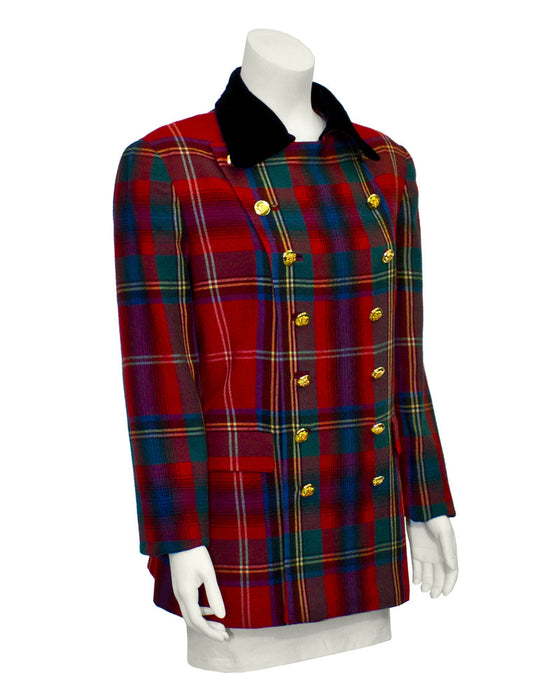 Red Tartan Blazer