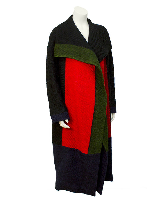 Color block coat