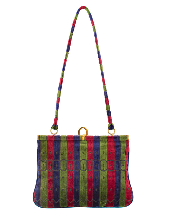 Velvet Stripe Bag