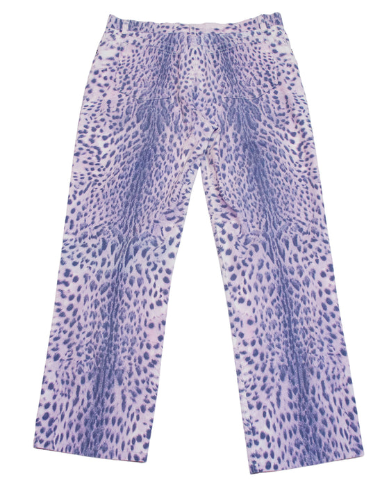 Purple Leopard Jeans