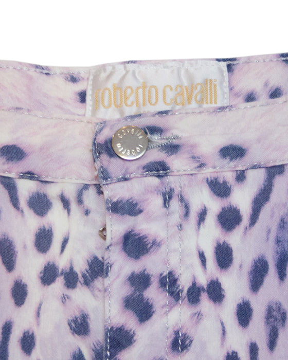 Purple Leopard Jeans