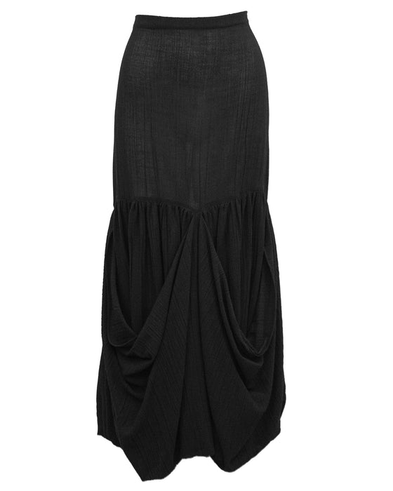 Black Shirt and Skirt Ensemble – Vintage Couture