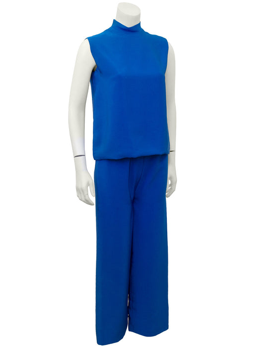 Blue Silk 3 pc. Ensemble