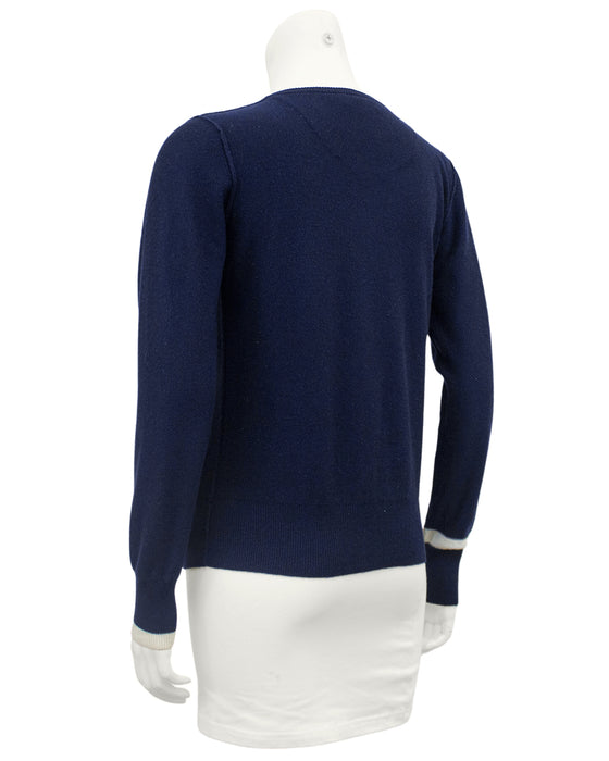 Navy Blue Cardigan