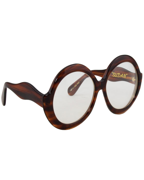 Ultra Designs by Brandy Oversized Round Glasses