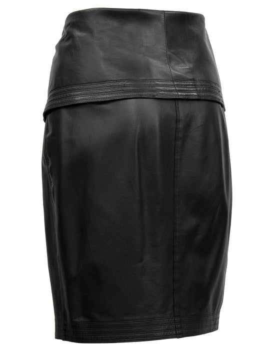 Black Leather Skirt