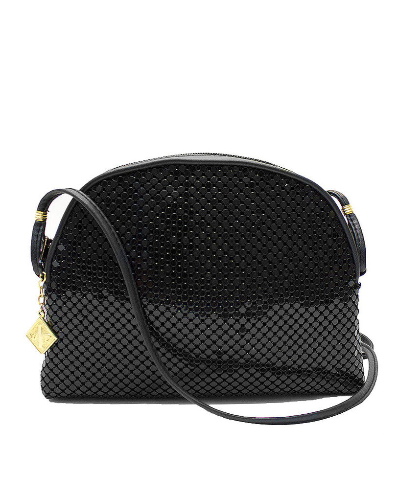 Black Metal Mesh Handbag – Vintage Couture
