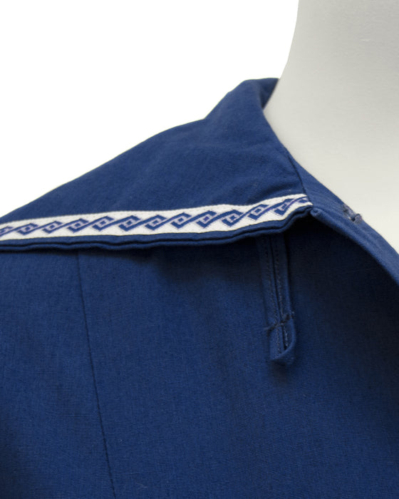 Blue Indigo Cotton Ensemble