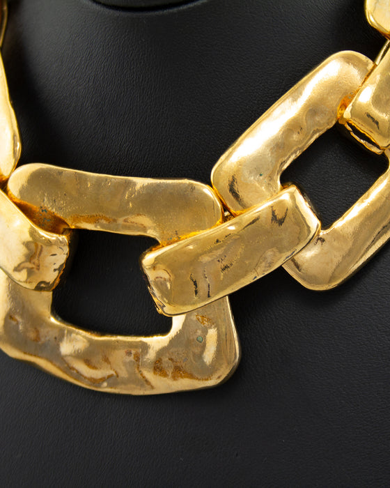 Gold Chain-Link Necklace