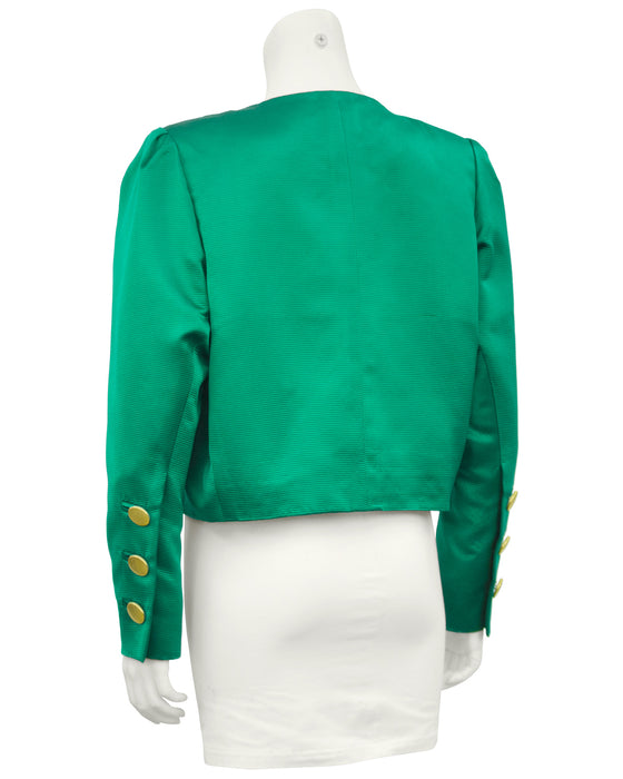 Green Silk Jacket