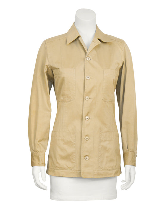 Beige Safari Jacket