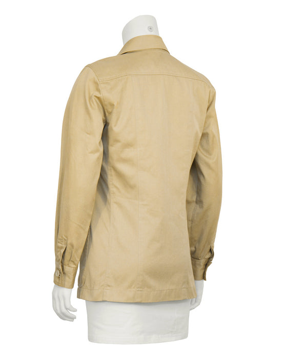 Beige Safari Jacket