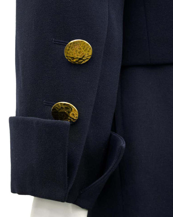 Navy Blue Skirt Suit