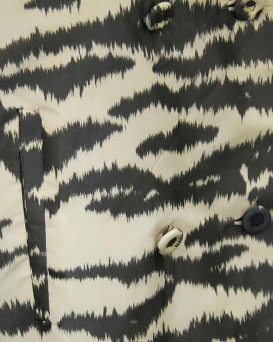 Zebra Printed Trench Coat